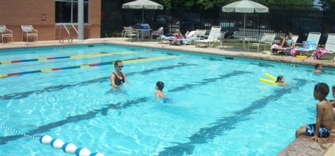 Matthew Swims the Pool